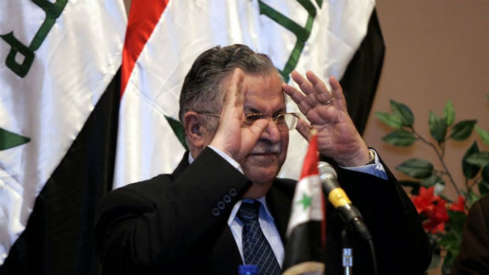 Der irakische Präsident Jalal Talabani in Bagdad