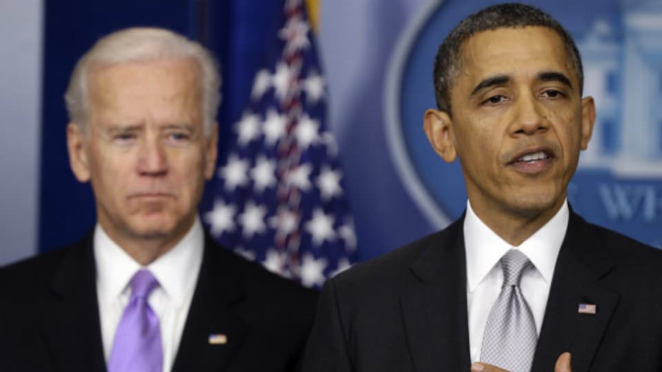 Präsident Obama und Vize Joe Biden verkünden die Einsetzung einer Taskforce