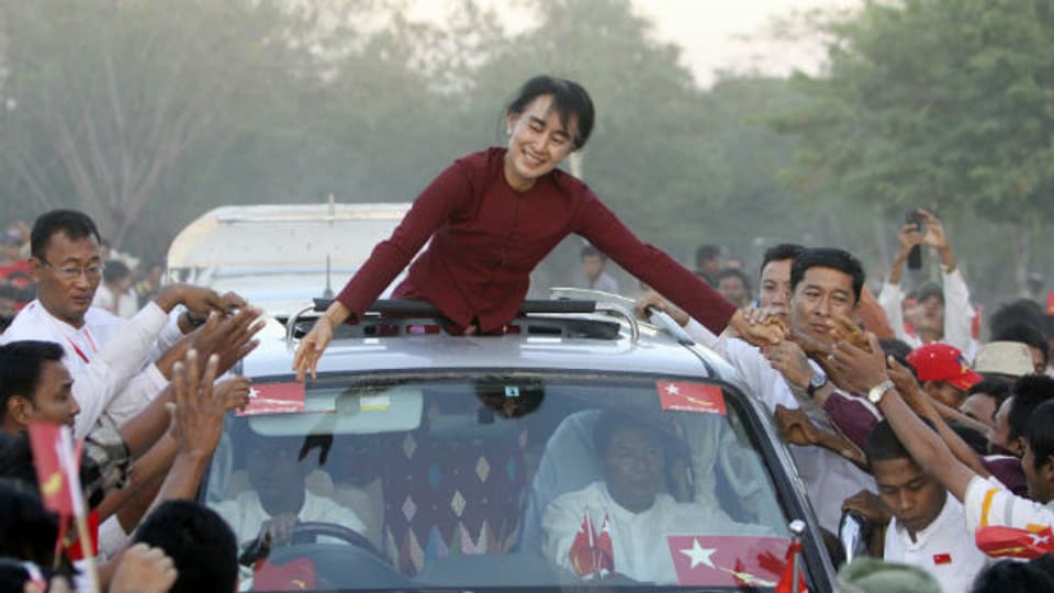 In sie setzen die Bauern grosse Hoffnungen: Aung San Suu Kyi