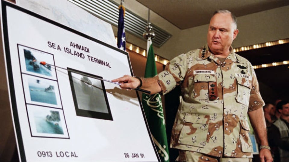 Norman Schwarzkopf führte die internationalen Truppen im Irakkrieg von 1991 an.