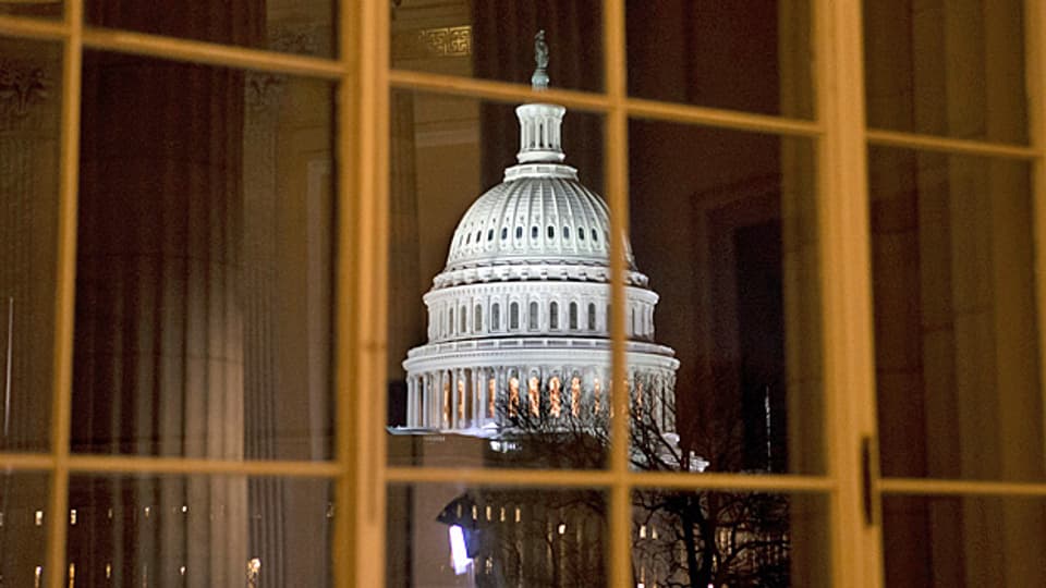 Blick auf das Kapitol in Washington - wo ab Donnerstag der 133. Kongress stattfindet.