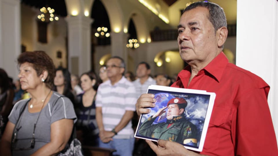 In Venezuela beten Chavez-Anhänger für den Comandante Presidente.