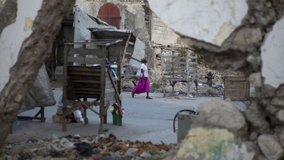 Die Zerstörung in der Hauptstadt Port-au-Prince ist noch immer augenfällig.