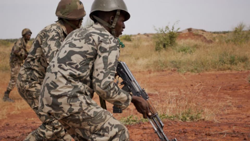 Malische Soldaten im Einsatz