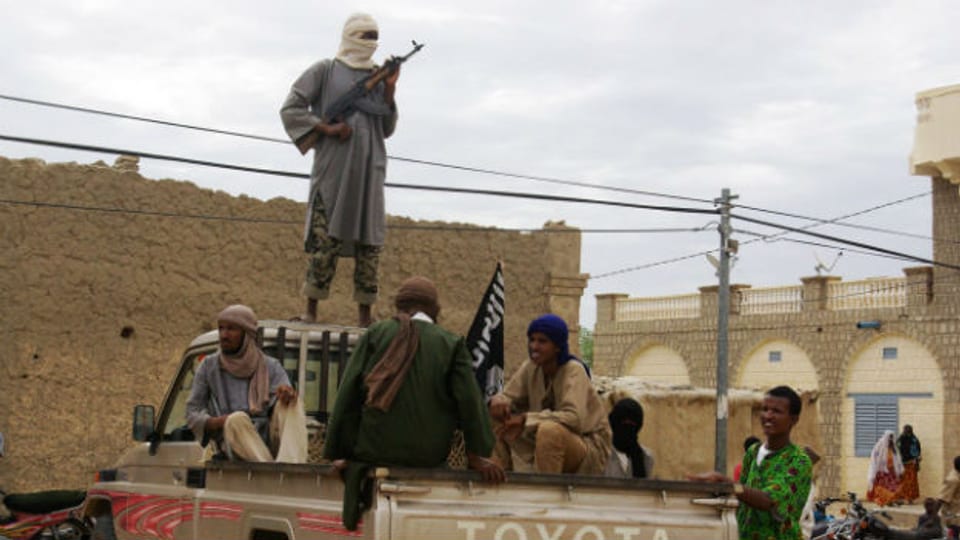 Islamistische Kämpfer in der malischen Stadt Timbuktu.