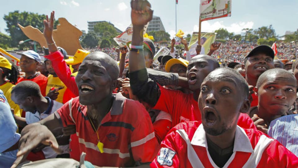 Wahlkampfveranstaltung in Nairobi