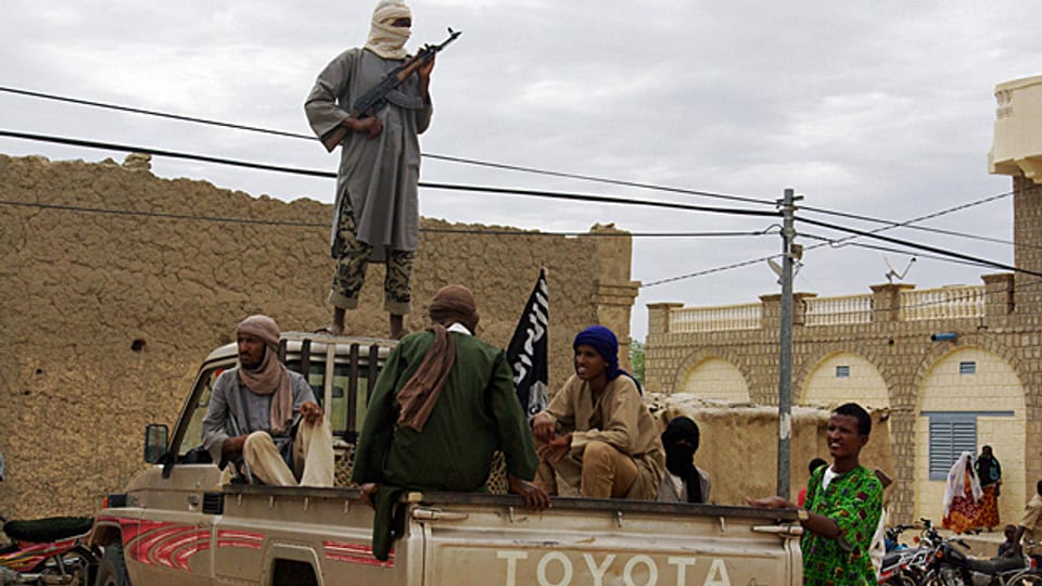 Die islamistische Gruppe Ansar Dine vergangenen Sommer in Timbuktu.