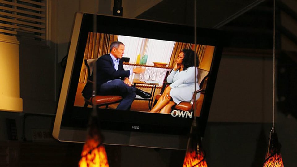 Lance Armstrong im Interview mit Oprah Winfrey.
