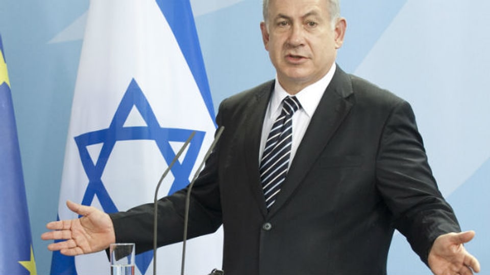 Israels Ministerpräsident Netanjahu bei seinem Deutschlandbesuch 2009