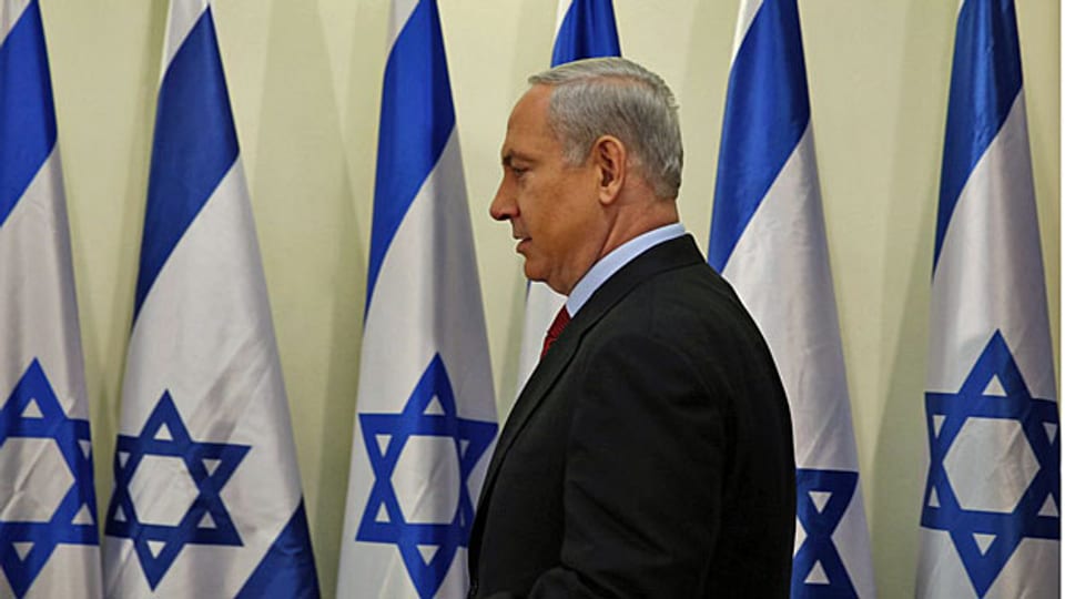 Israels Premier Netanyahu - vor der schwierigen Aufgabe, eine Regierung zu bilden.