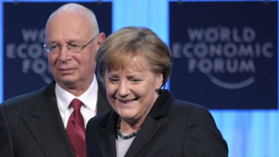 Angela Merkel am WEF 2012