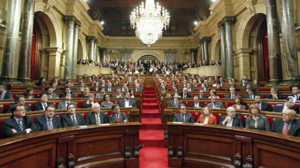 Das katalonische Regionalparlament - hier bei einer Sitzung im Dezember 2012.