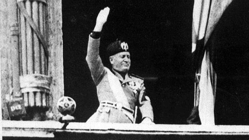 Erinnerungen an Benito Mussolini.