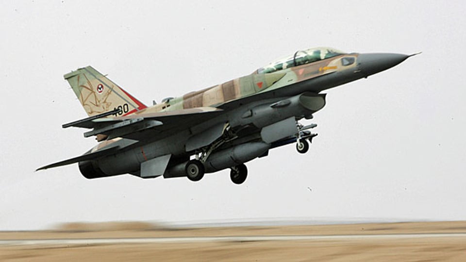 Israelische Kampfjet F-16l.