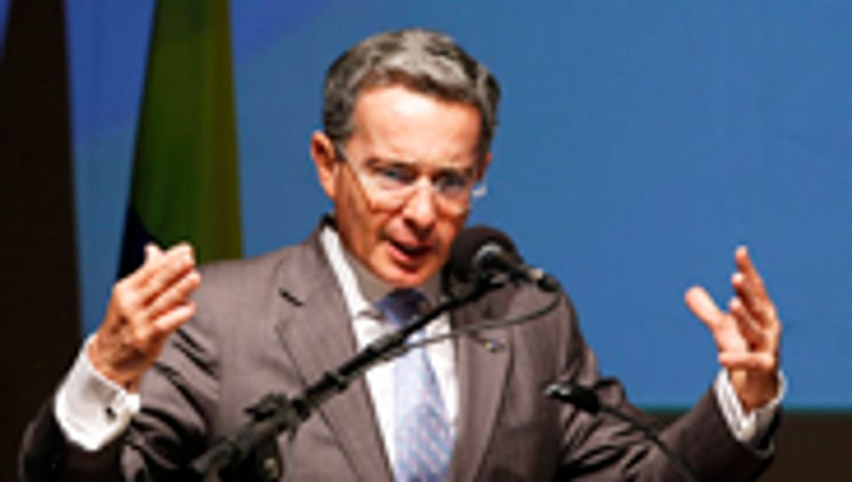 Kolumbiens Präsident Uribe.