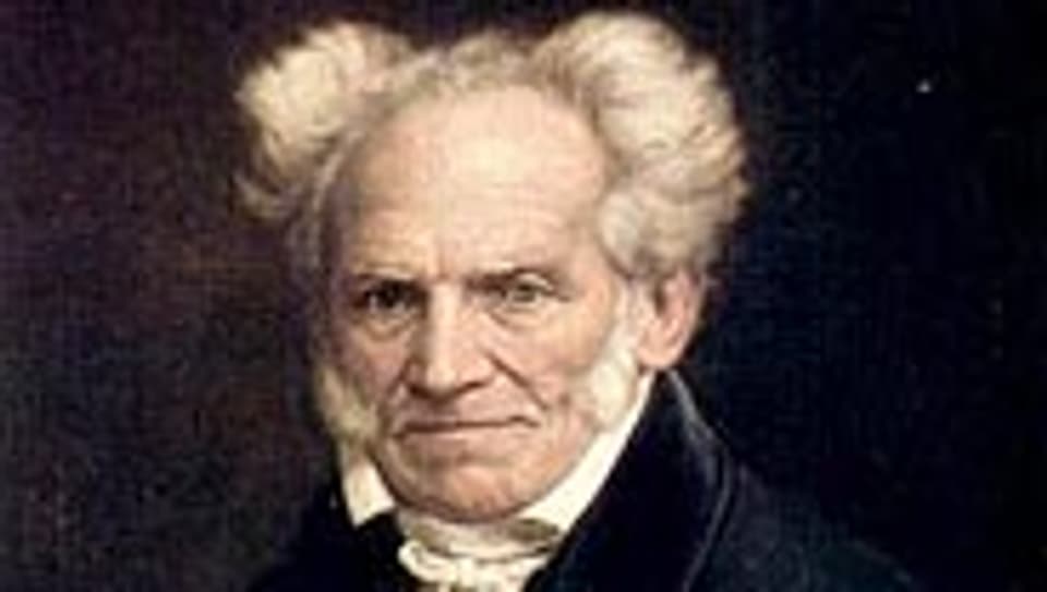 Arthur Schopenhauer auf einem Gemälde von 1859.