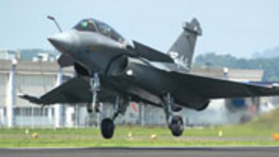 Der französische Dassault Rafale steht zur Auswahl.