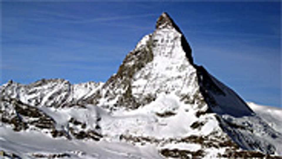 Der Permafrost hält das Matterhorn zusammen.
