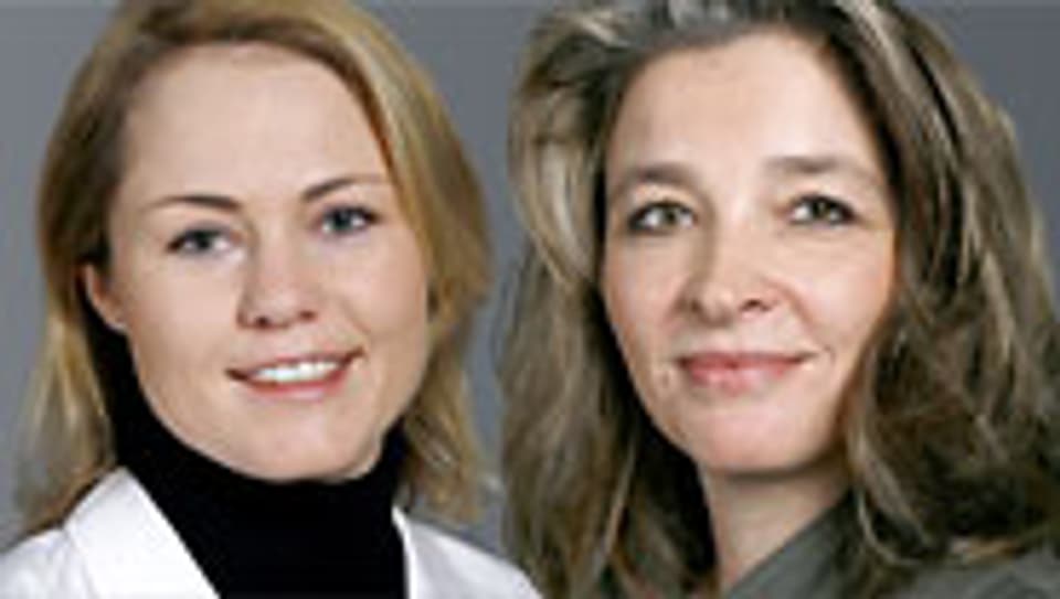SVP-Nationalrätin Natalie Rickli (l.) und CVP-Nationalrätin Barbara Schmid-Federer.