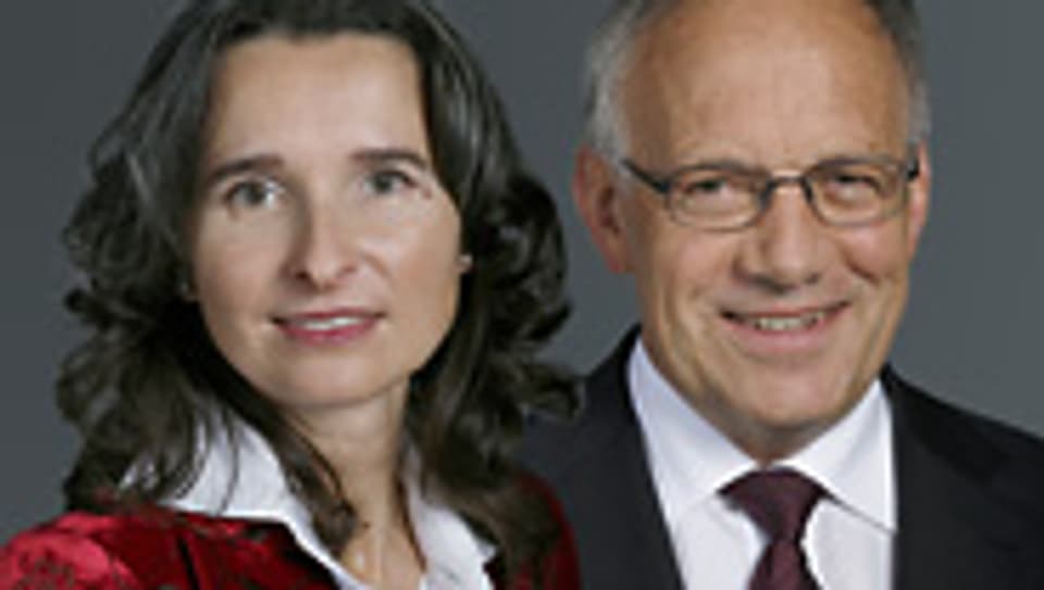 Yvette Estermann (l.) und Johann Schneider-Ammann.