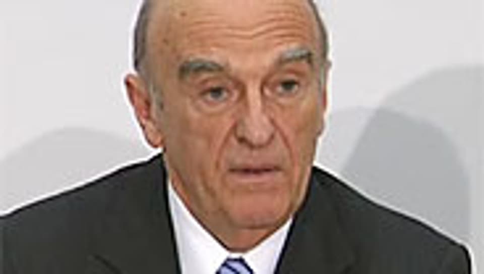 Finanzminister Hans-Rudolf Merz.