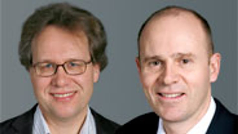 Josef Lang (l.) und Thomas Hurter.