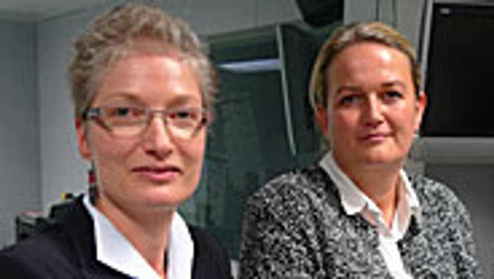 Barbara Gassmann (l.) und Franziska Berger.