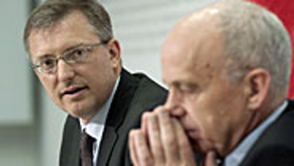 Geheimdienstchef Markus Seiler und Bundesrat Ueli Maurer stehen unter Druck.