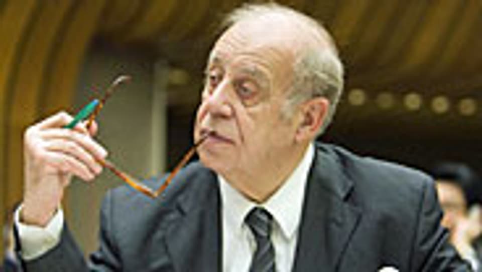 Jean Ziegler als Uno-Sonderberichterstatter für das Recht auf Nahrung, 2009