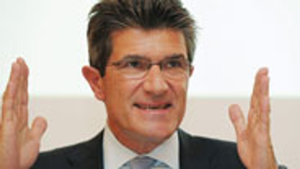 Patrick Odier, Präsident der Bankiervereinigung, anl. einer Pressekonferenz am Dienstag, 4. September 2012, in Zürich