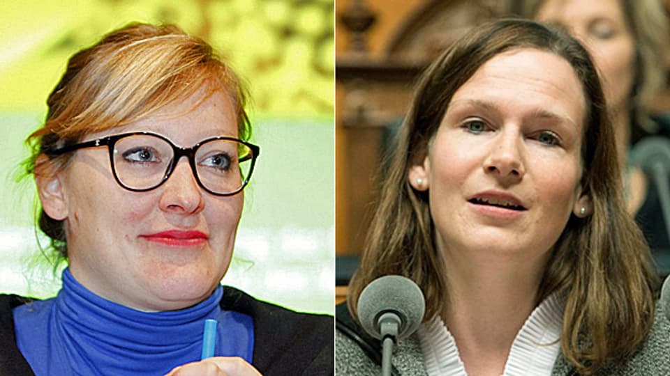 Aline Trede und Evi Allemann möchten beide VCS-Präsidentin werden.