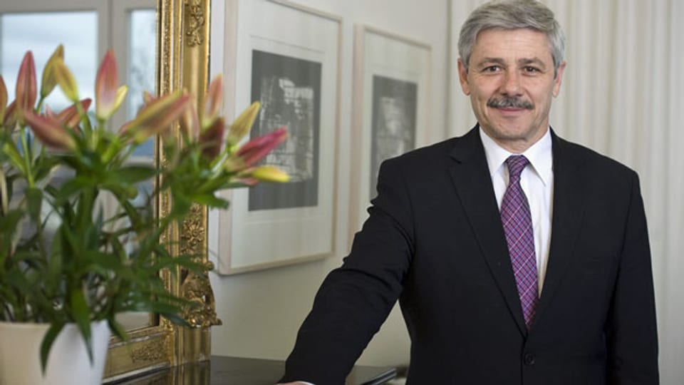 Regierungsrat Carlo Conti, Vorsteher des Gesundheitsdepartementes Basel-Stadt