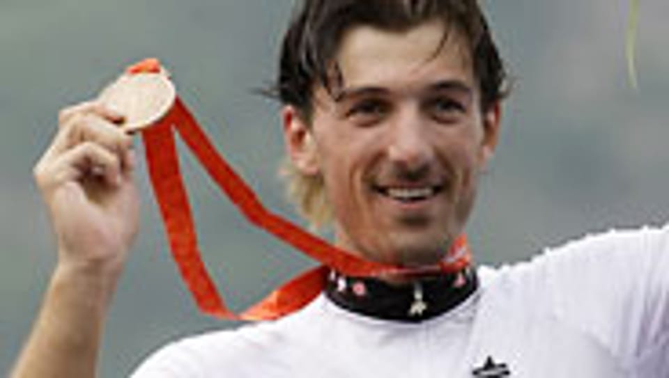 Fabian Cancellara gewinnt Gold im Zeitfahren.