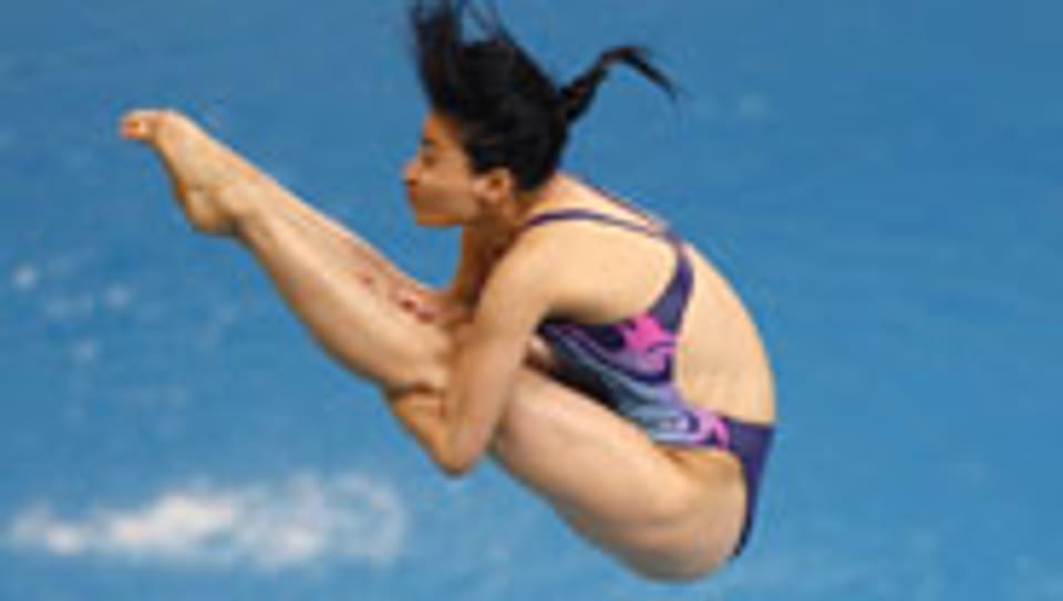 Die Wasserspringerin Guo Jingjing.
