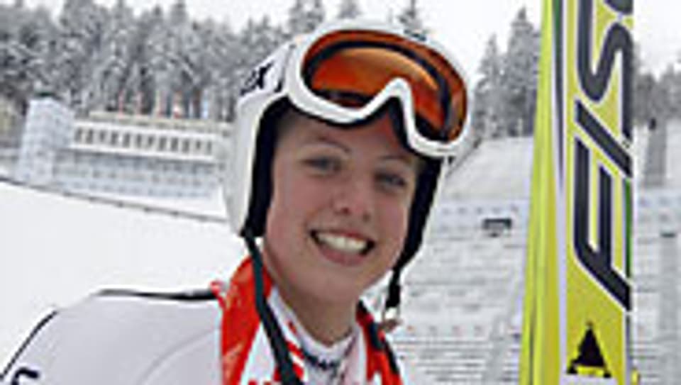 Die Schweizer Skispringerin Bigna Windmüller.