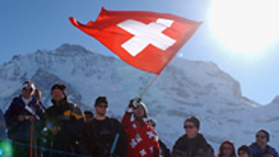 Das Lauberhonrennen ist Publikumsmagnet für viele Ski-Fans.