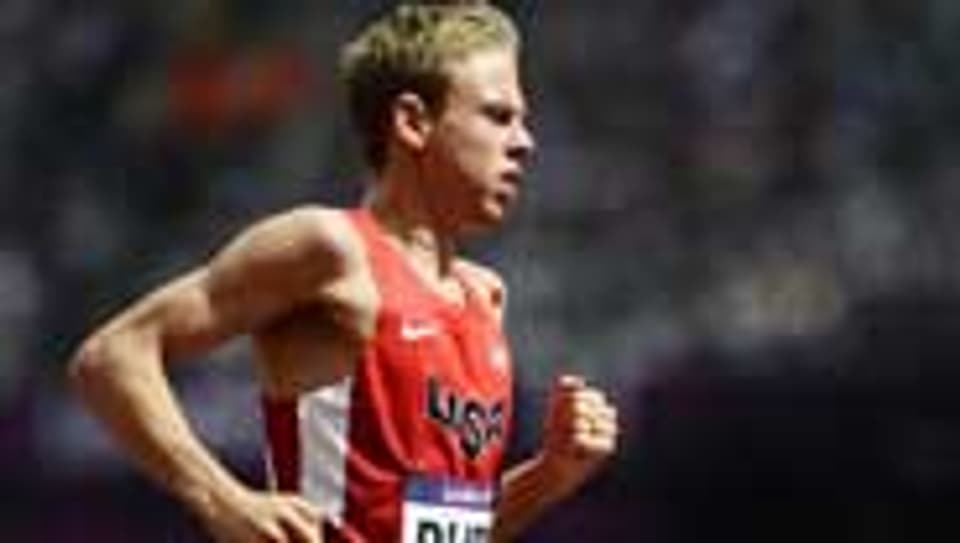 Galen Rupp am 5000 Meter-Lauf an den Olympischen Sommerspielen 2012 in London