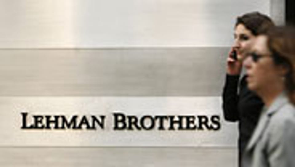 Stark angeschlagen: Die US-Investmentbank Lehman Brothers.