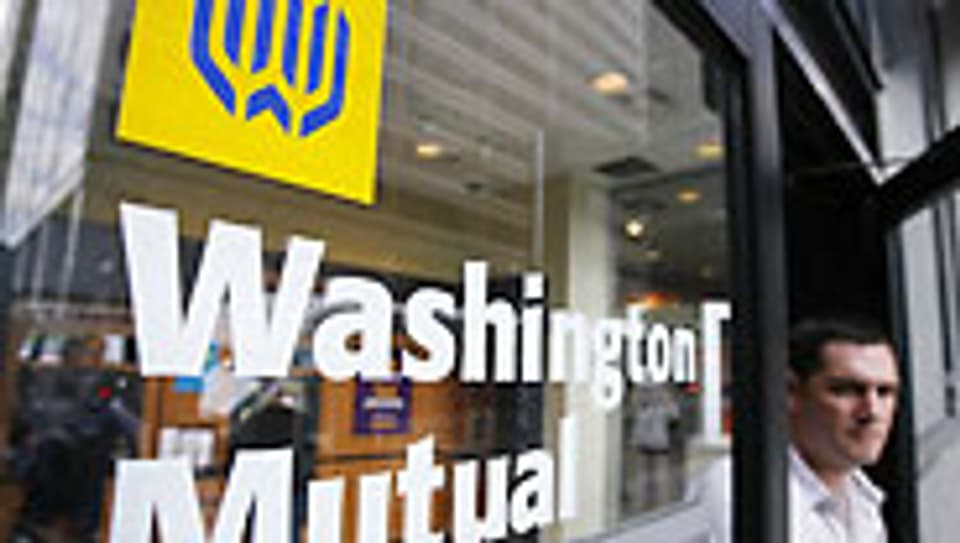 Aus der Washington Mutual: Grösster Bankenzusammenbruch der US-Geschichte.