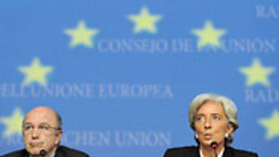 «Wir tolerieren kein europäisches 'Lehman-Brothers'», betonte Frankreichs Finanzministerin Christine Lagarde in Luxemburg.