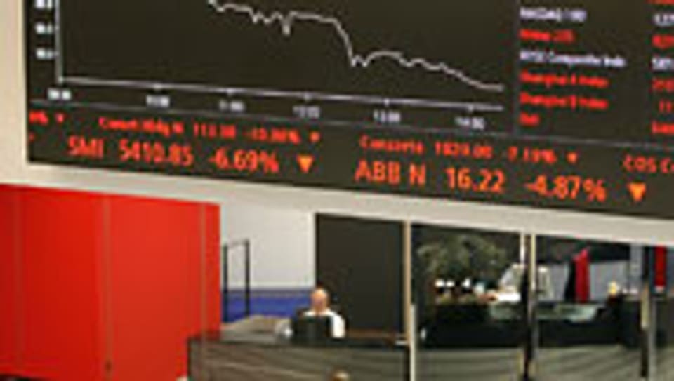 Schweizer Börse fällt auf Fünfjahrestief.