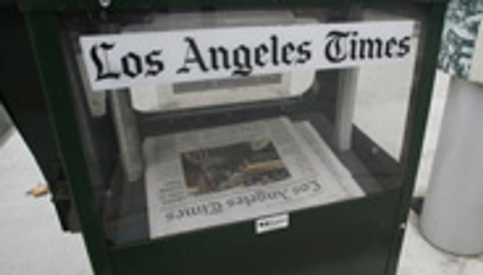 «Los Angeles Times» in der Krise: Renommierten US-Verlagen droht das Aus.