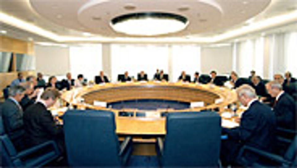 Sitzung der europäischen Währungshüter.