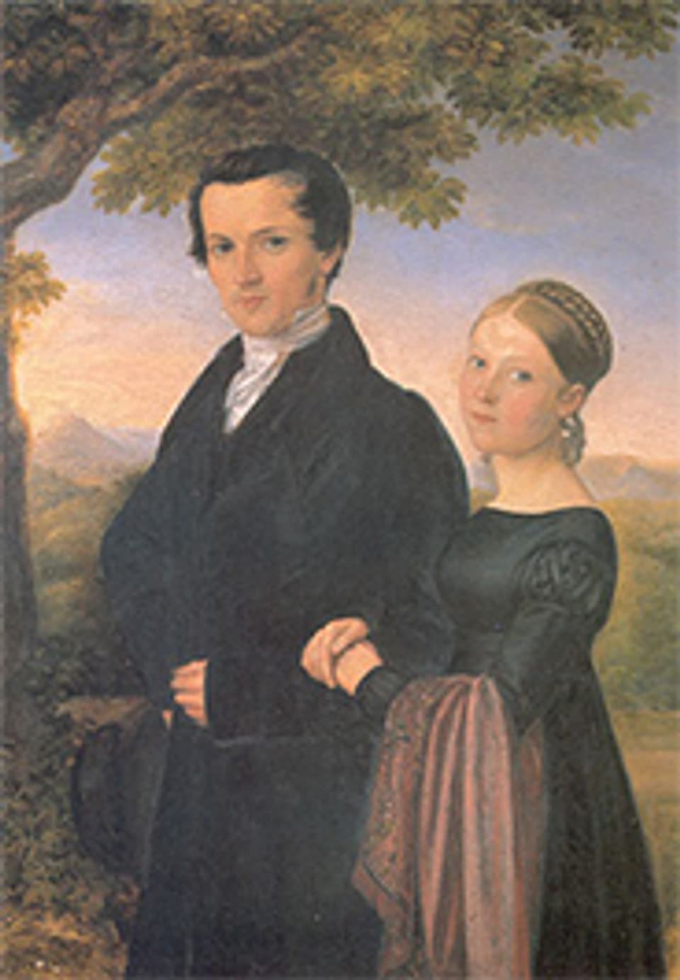 Friedrich Silcher, Hochzeitsbild um 1822.