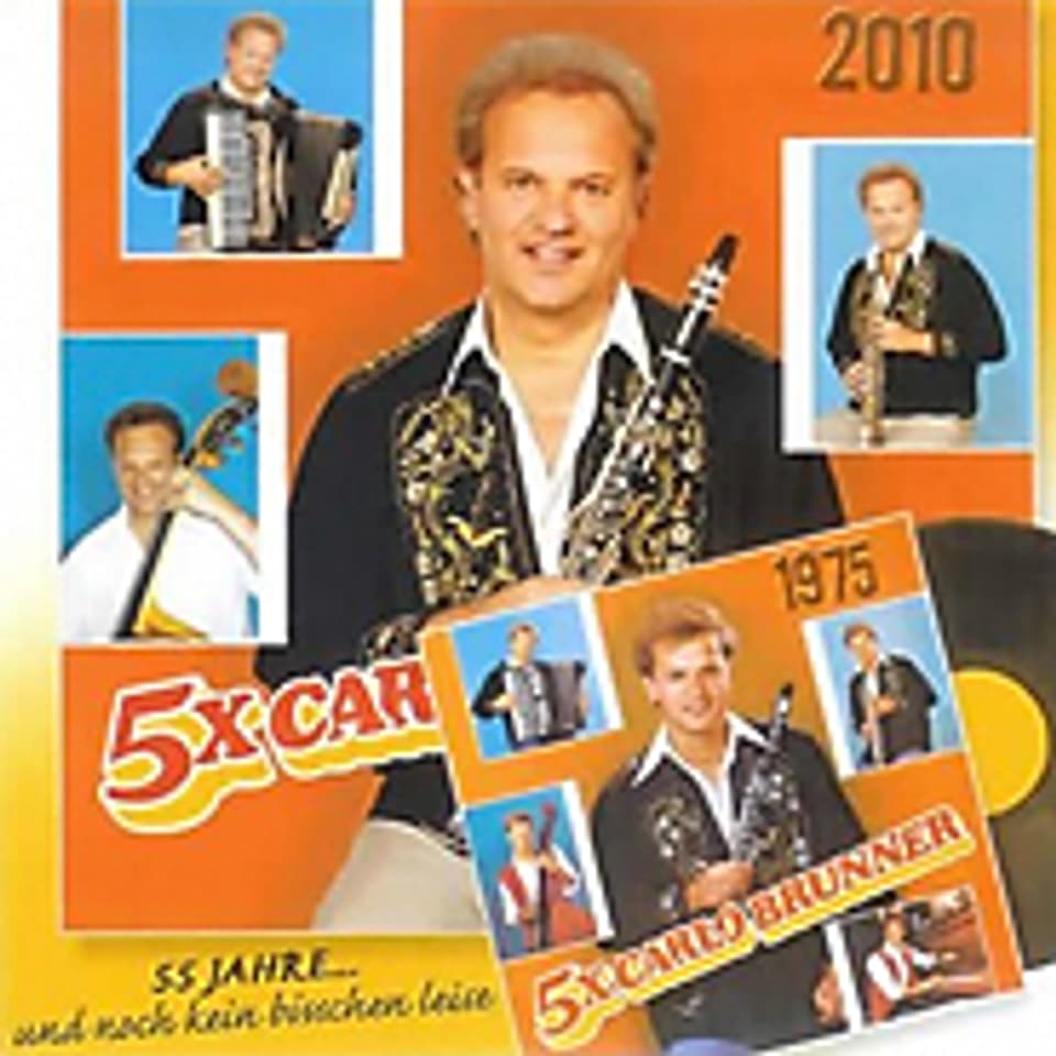 CD-Cover zu «5 x Carlo Brunner 2010».