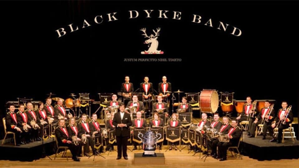 Die Black Dyke Band ist eine von fünf Formationen, die bei «Potzmusig live» im Rahmen des World Band Festivals zu hören sind.