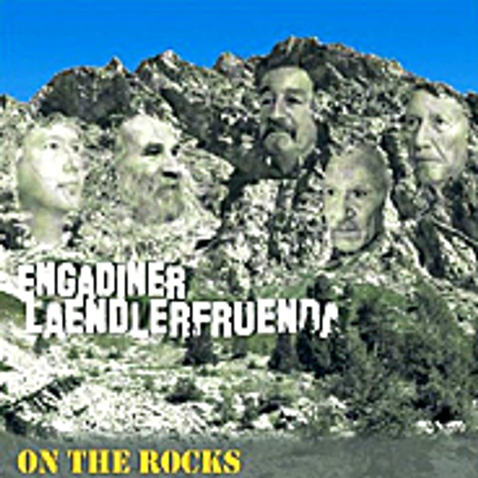 Die Engadiner Ländlerfründa inspirierten sich für ihr neues CD-Cover beim «Mount Rushmore National Memorial» in den USA.