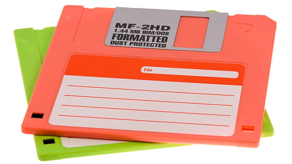 Das waren noch Zeiten, als Computerprogramme noch mittel Diskette installiert und gestartet werden mussten!