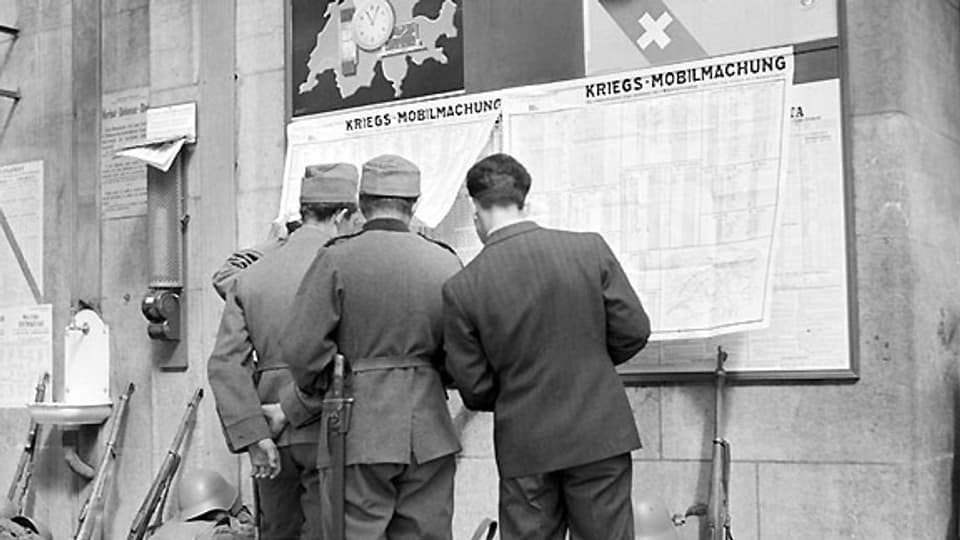 10. Mai 1940: In der Schweiz wird die 2. Generalmobilmachung während des 2. Weltkriegs ausgerufen