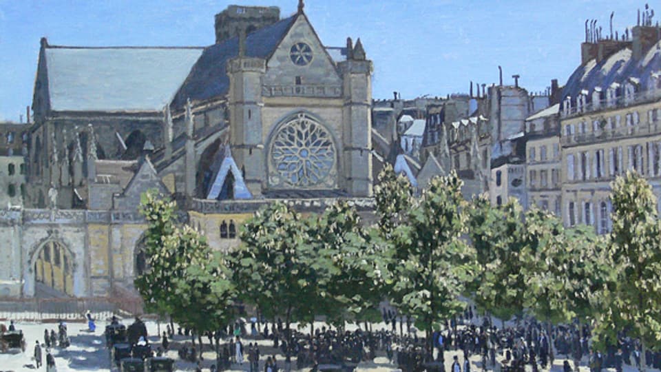 «Saint-Germain-l'Auxerrois» Paris, 1867 von Claude Monet.